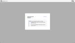 dialog box notifying email is sent